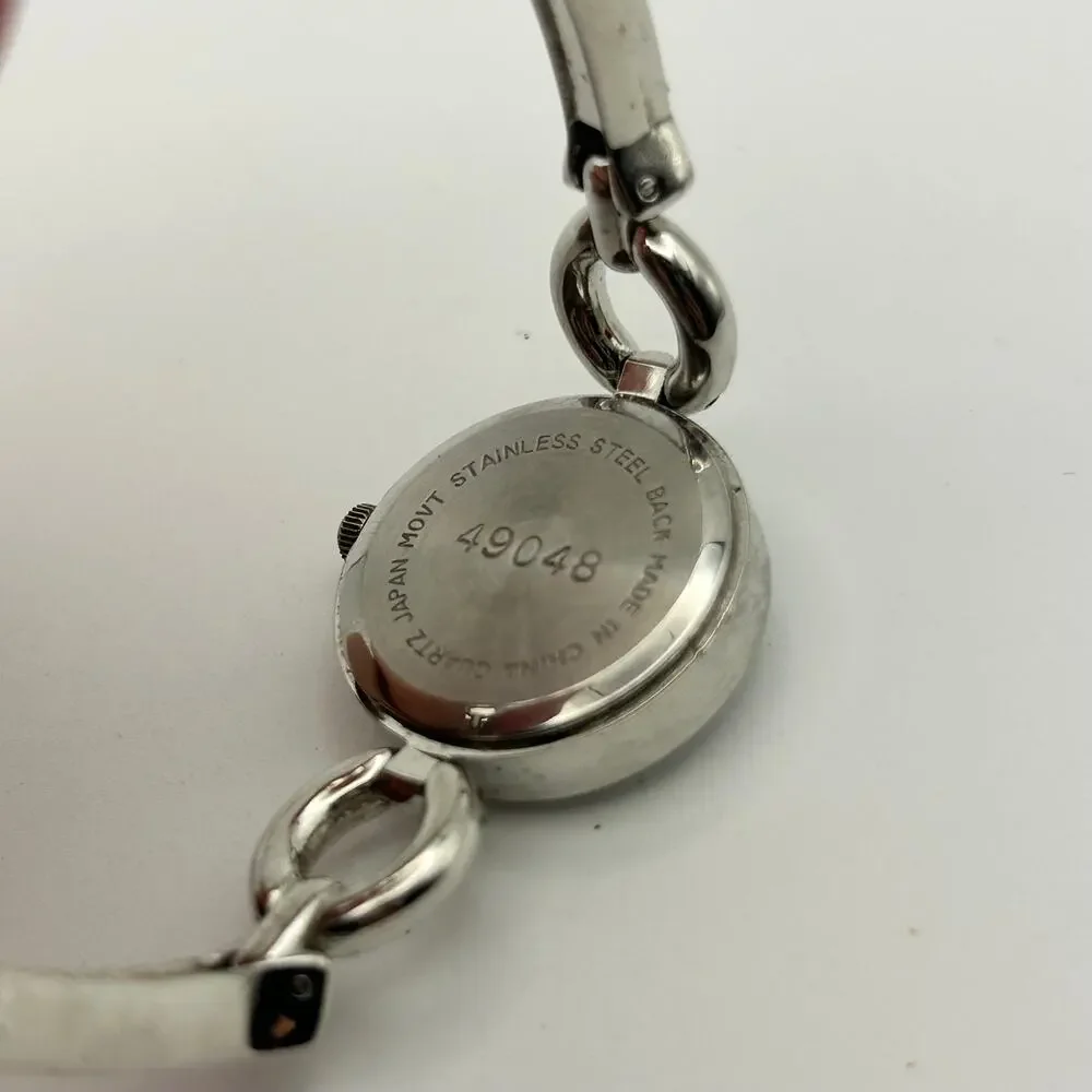 Rumours Silver Tone Stainless Steel Fashion Quartz Watch Working New Battery